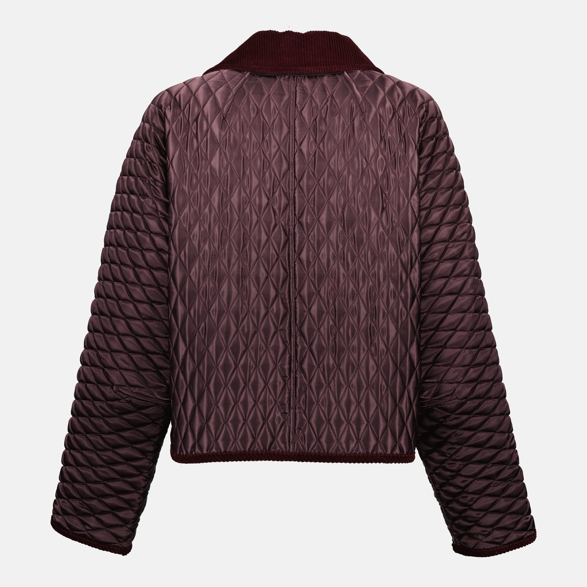 Burberry jacket, Floriston jacket, bordeaux outerwear, luxury fashion, premium nylon jacket