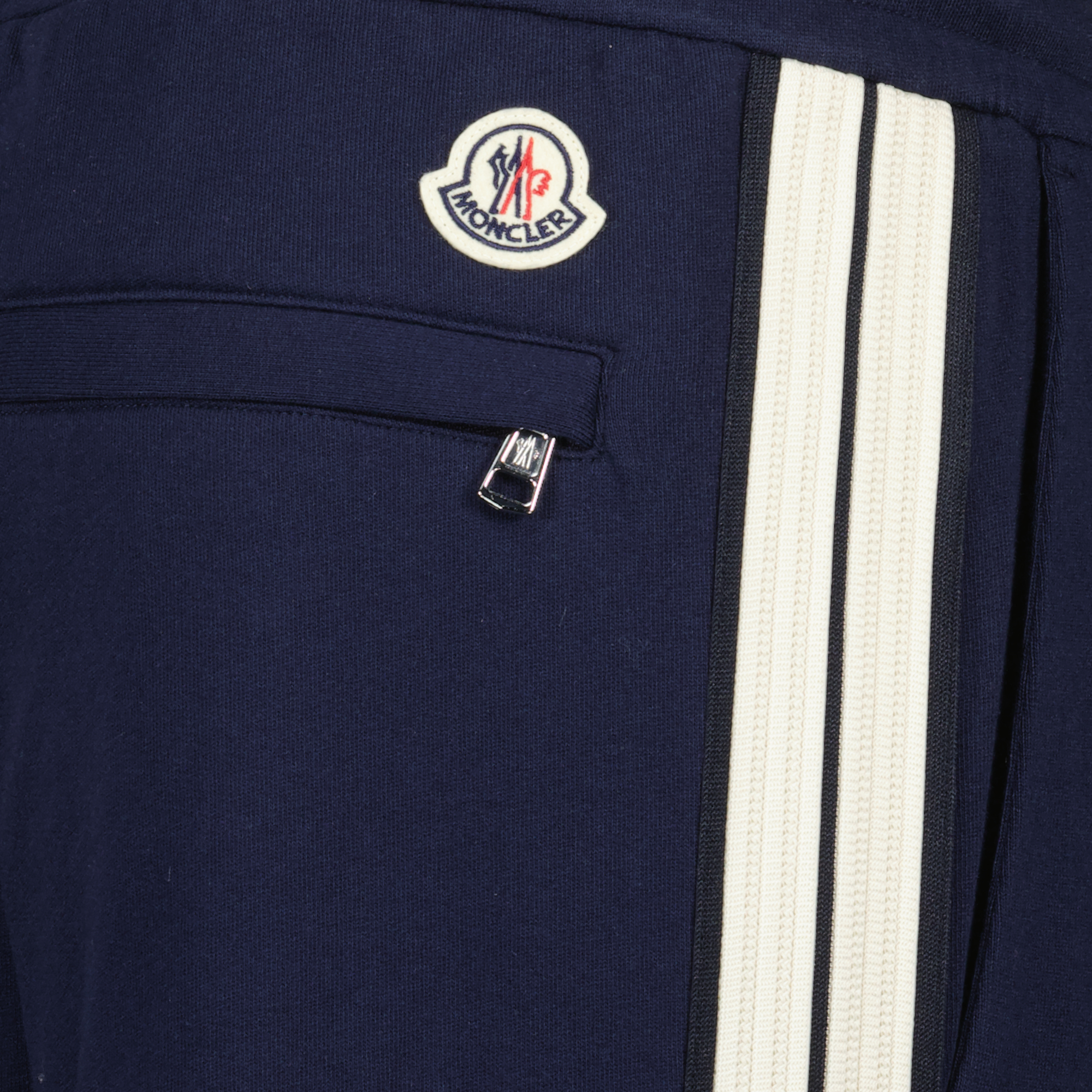Image of Navy Sweatpants by Moncler for Men - Season Spring-Summer 2025 - Product detail view 2
