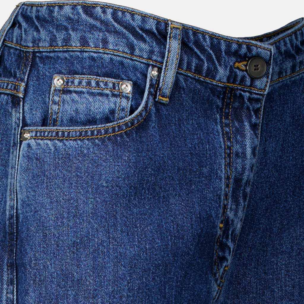 Fluid Jean in Dark Blue Denim