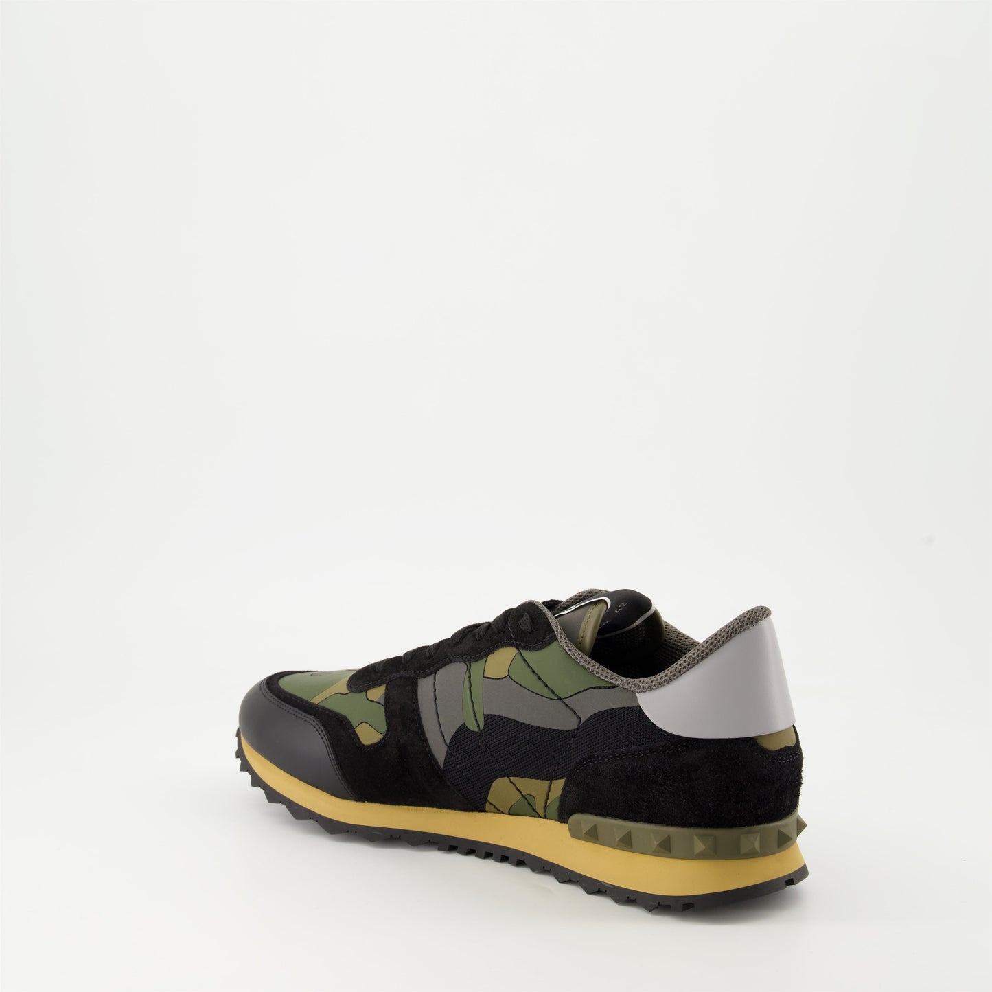 Valentino Garavani, Rockrunner Sneakers, camouflage sneakers, luxury footwear, designer sneakers