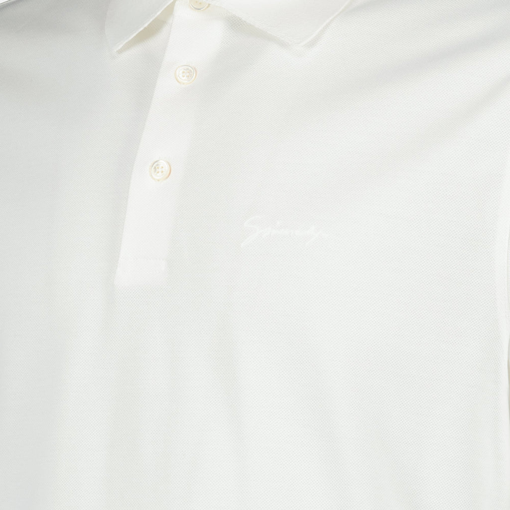 Givenchy polo, embroidered polo shirt, organic cotton clothing, Spring-Summer 2025 fashion, classic collar polo