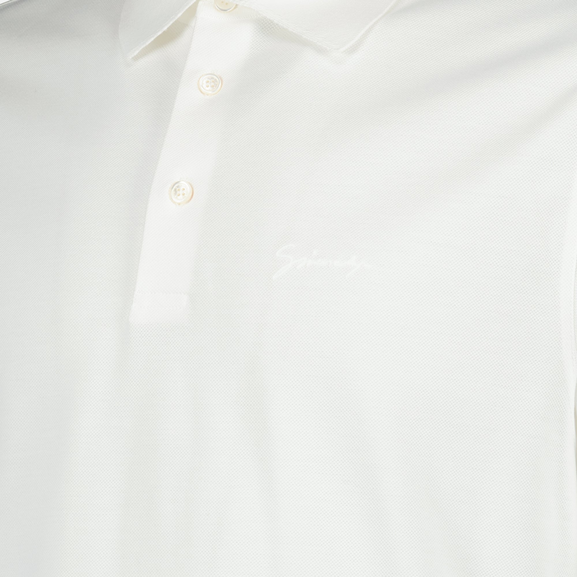 Givenchy polo, embroidered polo shirt, organic cotton clothing, Spring-Summer 2025 fashion, classic collar polo