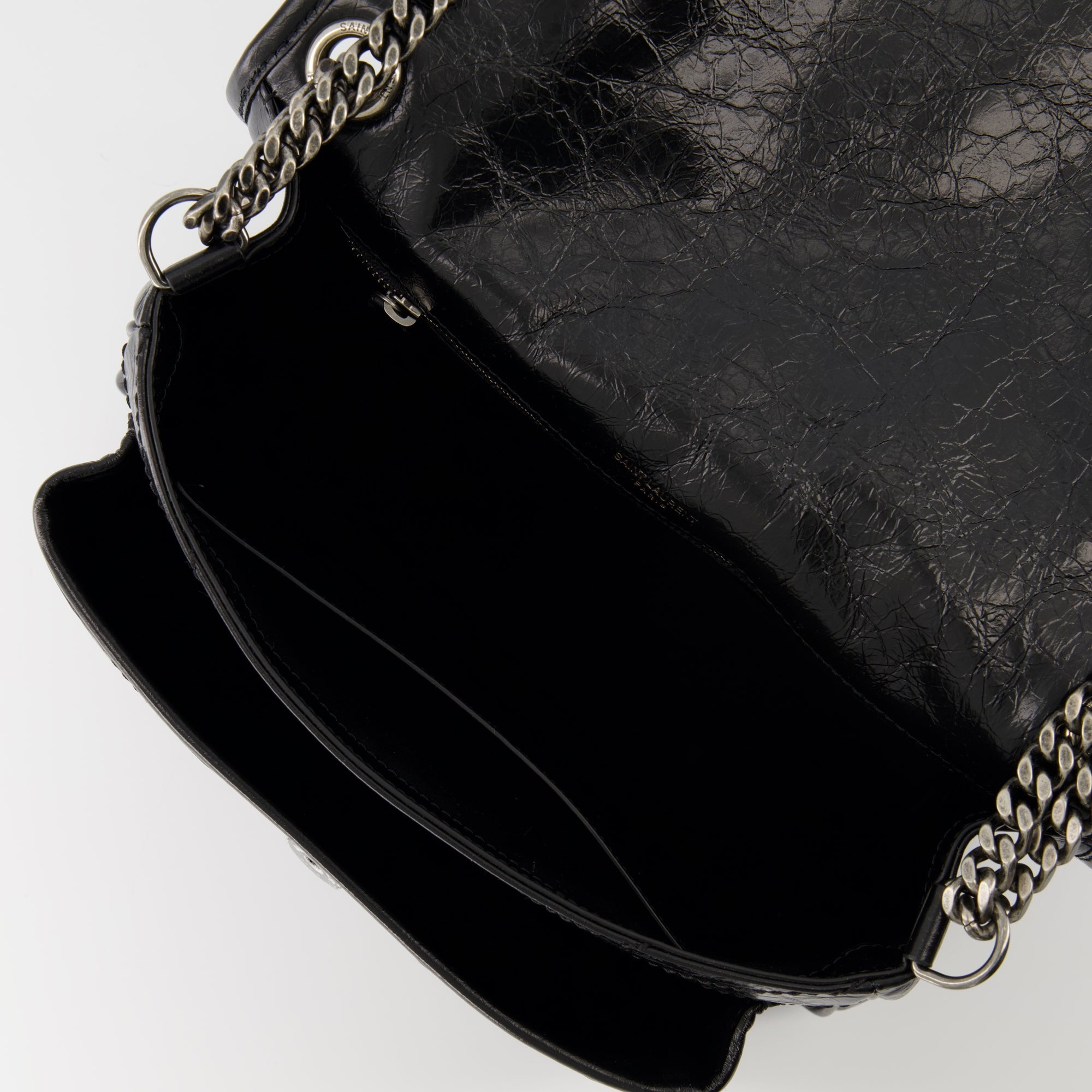 Niki bag, Saint Laurent, black bag, quilted leather, Spring-Summer 2025