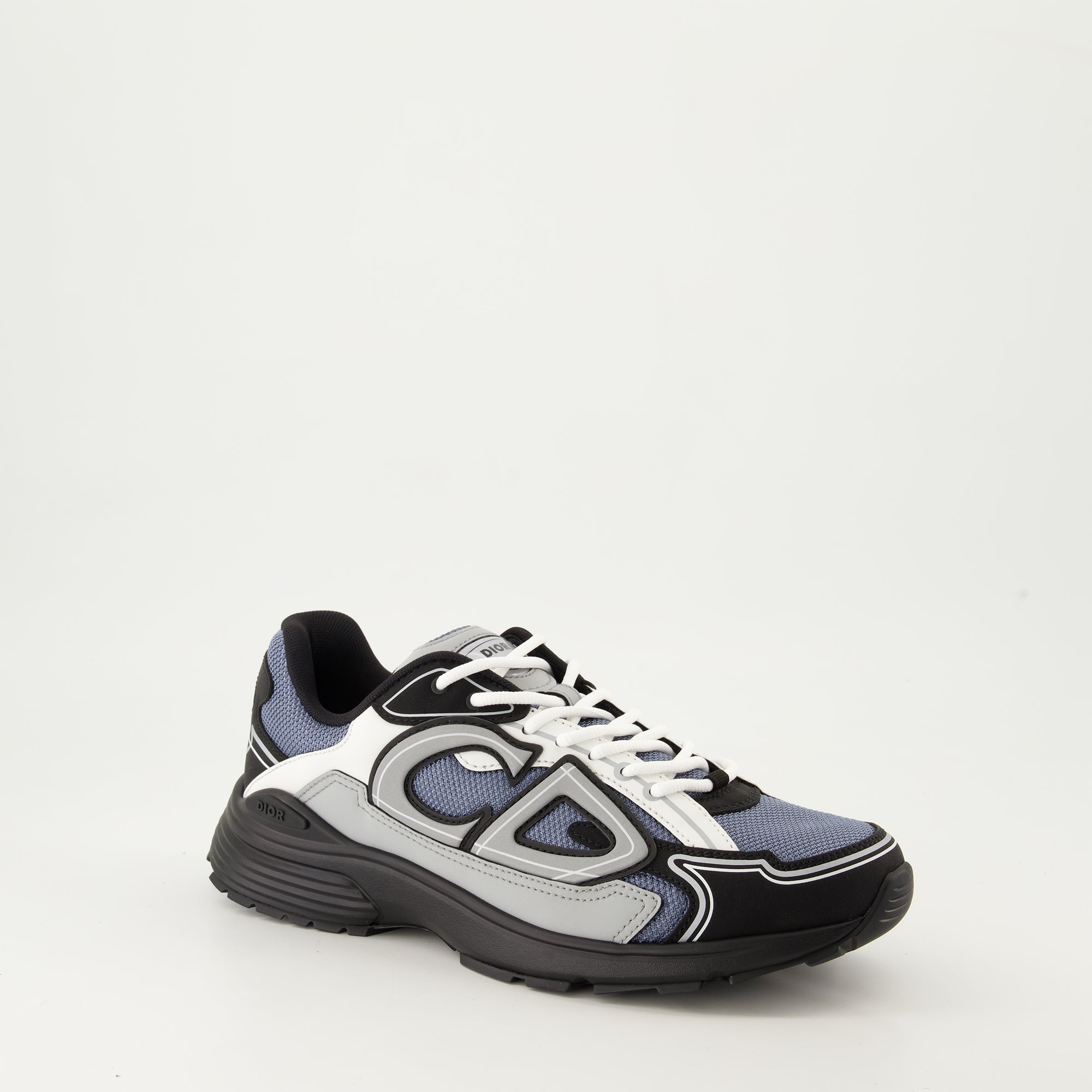 blue sneakers, grey sneakers, mesh design, gum sole sneakers, Fall-Winter 2024 footwear