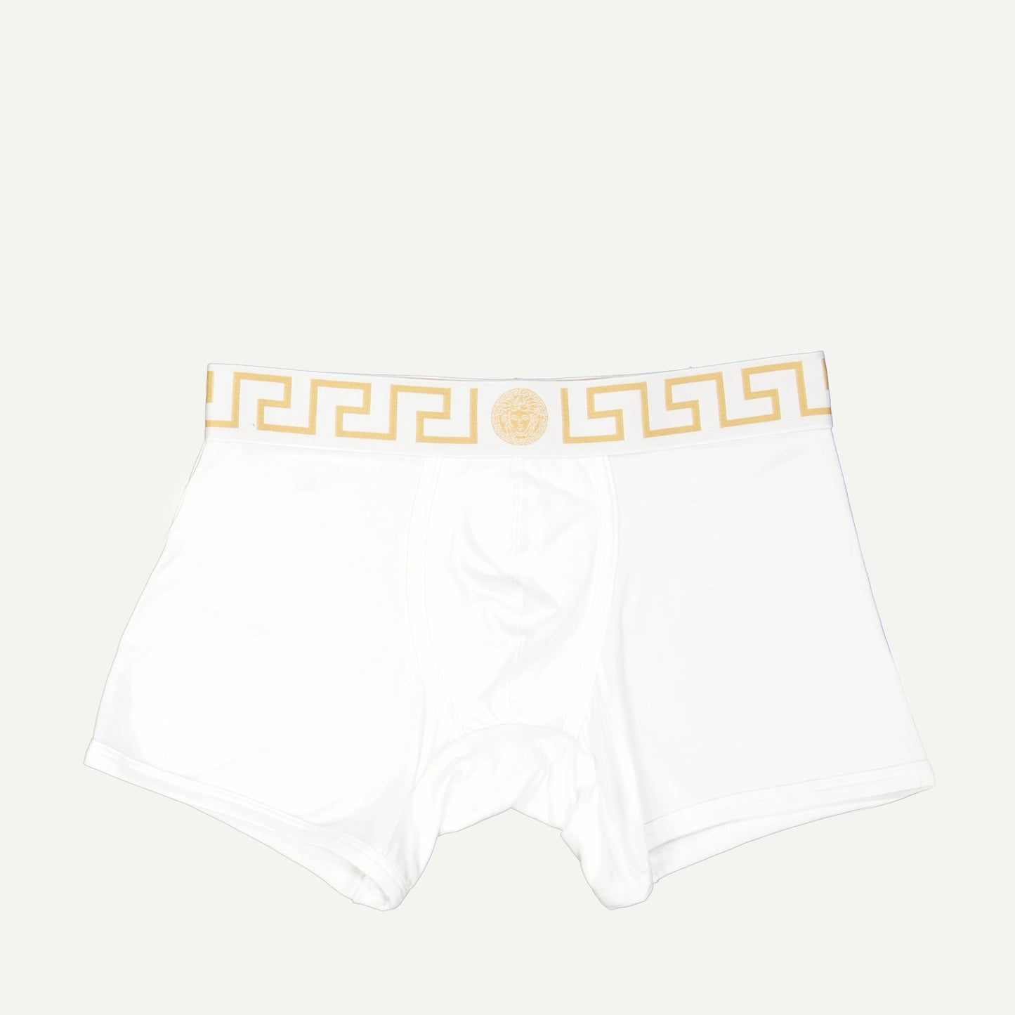 Versace Long Boxer, Greca Trim Boxer, Autumn-Winter 2024, Cotton Elastane Boxer, Iconic Men’s Boxer