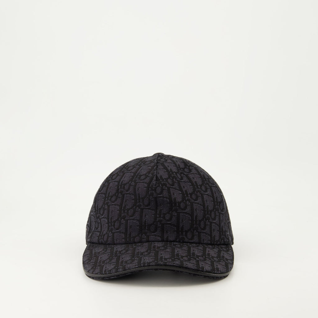 Dior Oblique, logo cap, cotton cap, adjustable cap, jacquard cap