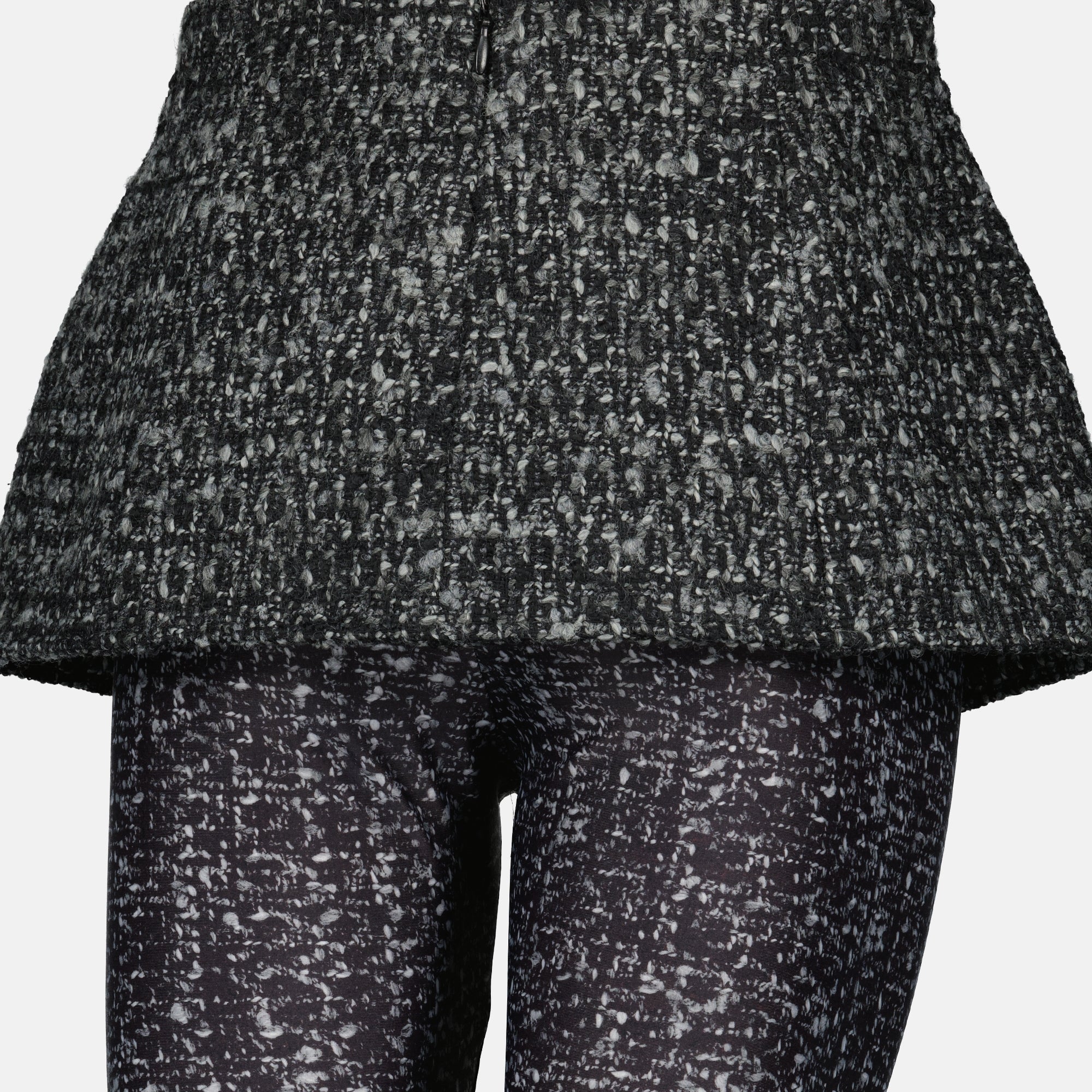 skirt leggings, Diesel, high waist leggings, tweed leggings, modern style