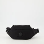 Moncler Durance bag, black waist bag, men's accessories, nylon waist bag, stylish travel pouch