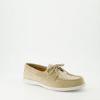 Image of Granville Boat Shoes by Dior for Men - Season Autumn-Winter 2024 - Front Right Three-Quarter View