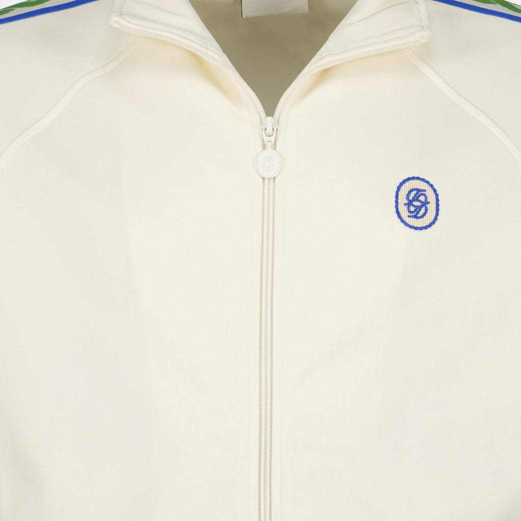 Woven Track Jacket, Drôle De Monsieur, White Sweatshirt, Men’s Sportswear, Spring-Summer Fashion