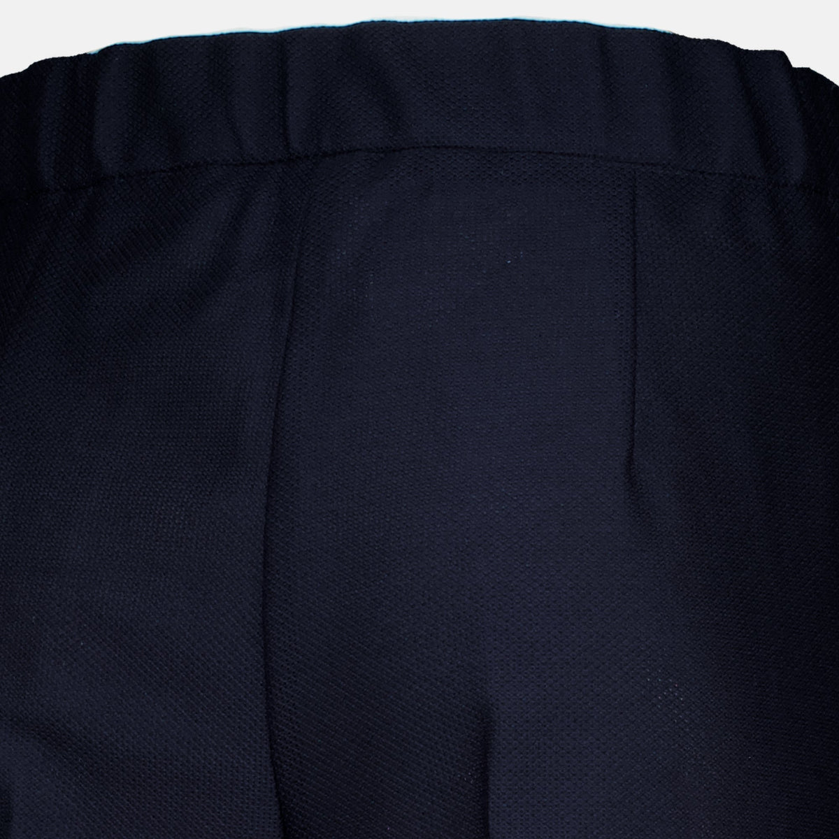 Pantalón de pernera ancha de punto azul marino