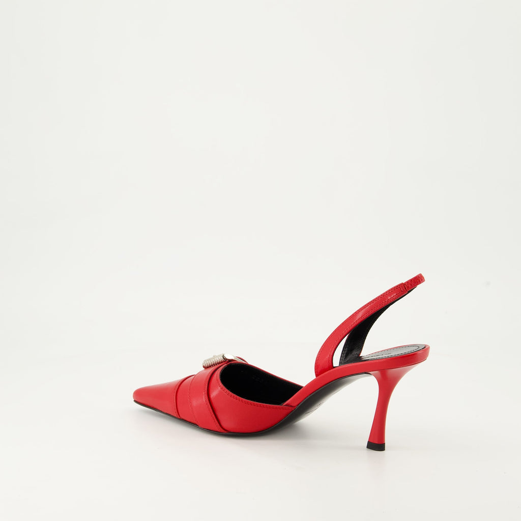 red leather pumps, Givenchy footwear, stylish heels, luxury accessories, fall-winter collection