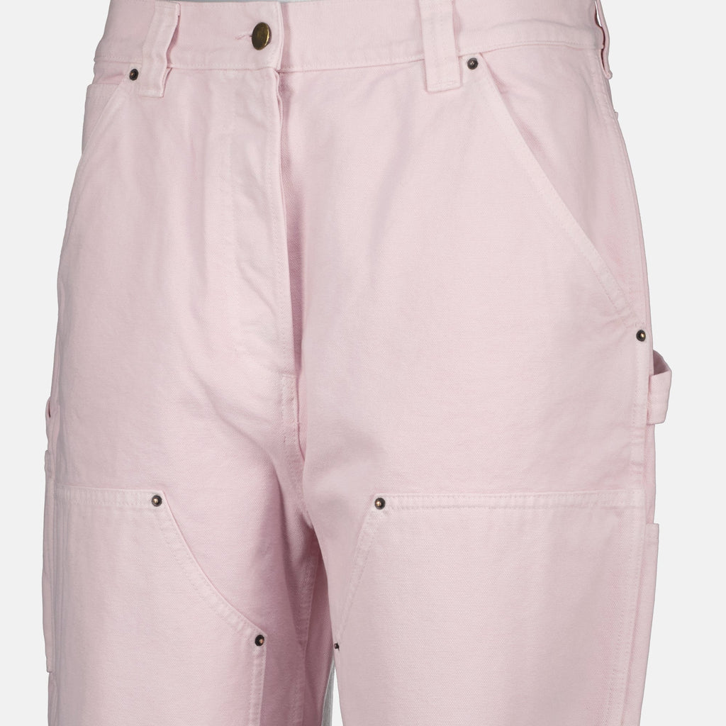 Image de pantalons cargo par Prada pour femmes - Saison Printemps-Été 2026 - Vue des détails du produit 2