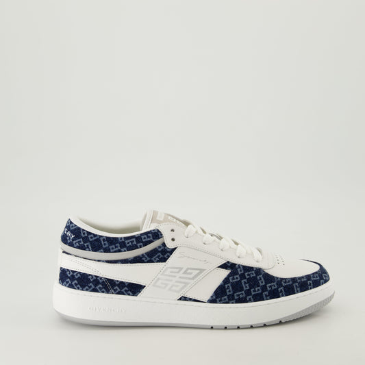 G-Move sneakers, blue monogram sneakers, bicolor sneakers, Givenchy sneakers, luxury footwear