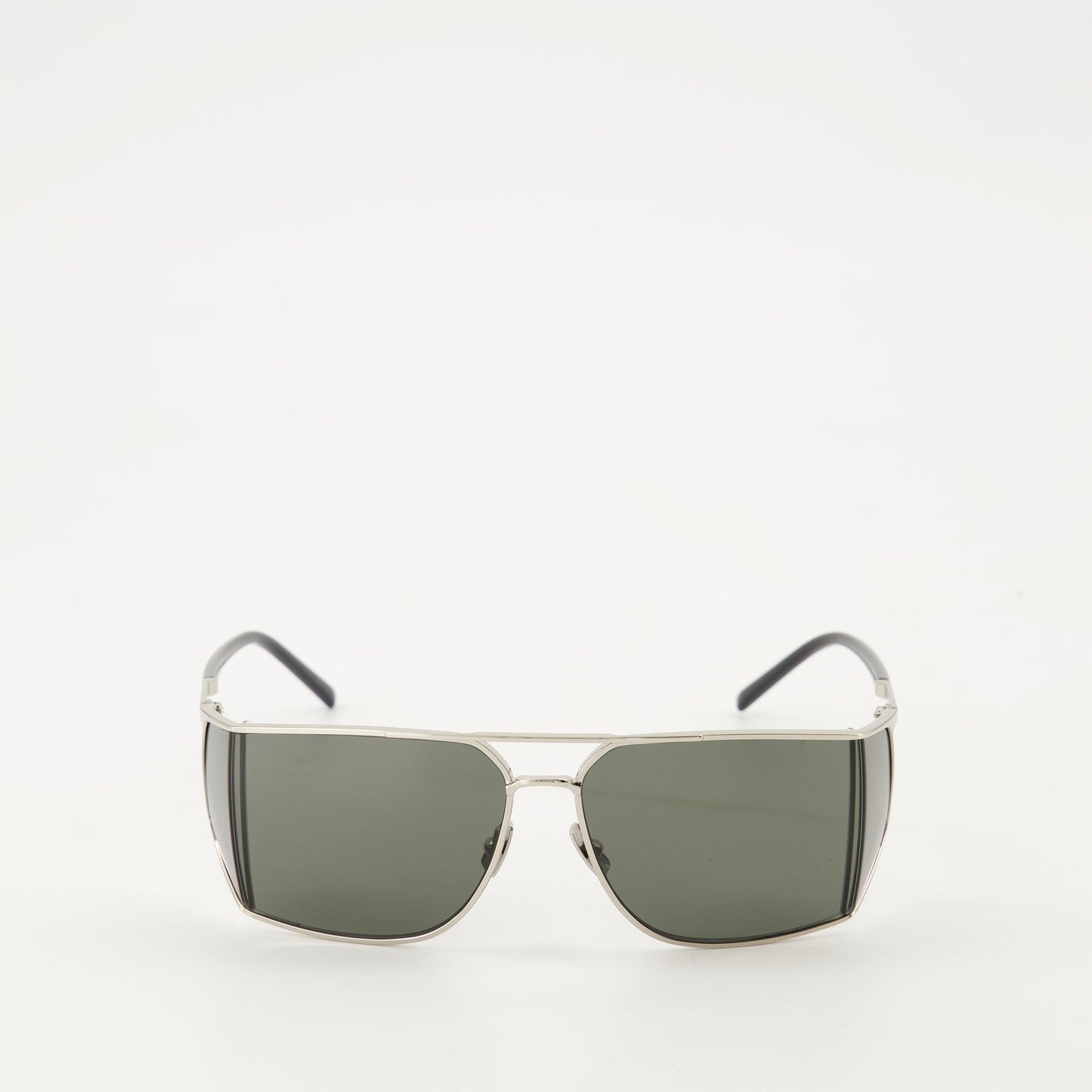 Saint Laurent sunglasses, silver SL 750, unisex fashion eyewear, luxury sunglasses, designer shades