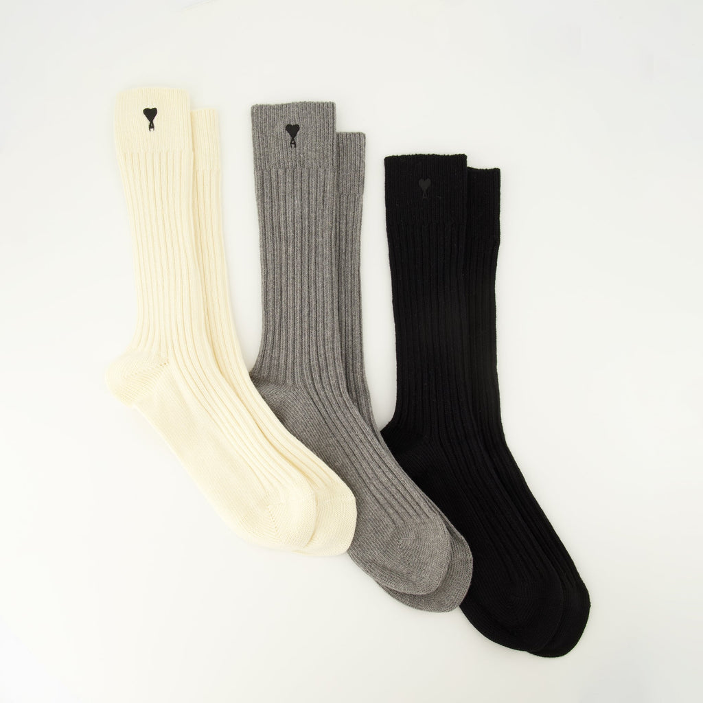 Ami de Coeur socks, cotton socks, unisex fashion, Ami Paris, socks collection