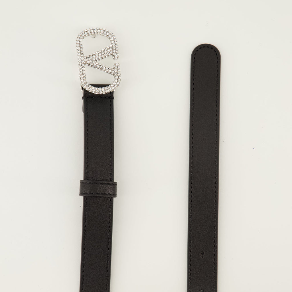 Immagine della cintura Vlogo con cristalli di Valentino Garavani per donne - Stagione Primavera-Estate 2026 - Vista dettagli 2