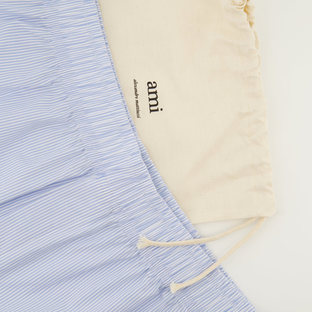 striped trousers, elasticated waist, cotton trousers, Ami de Coeur, casual wear