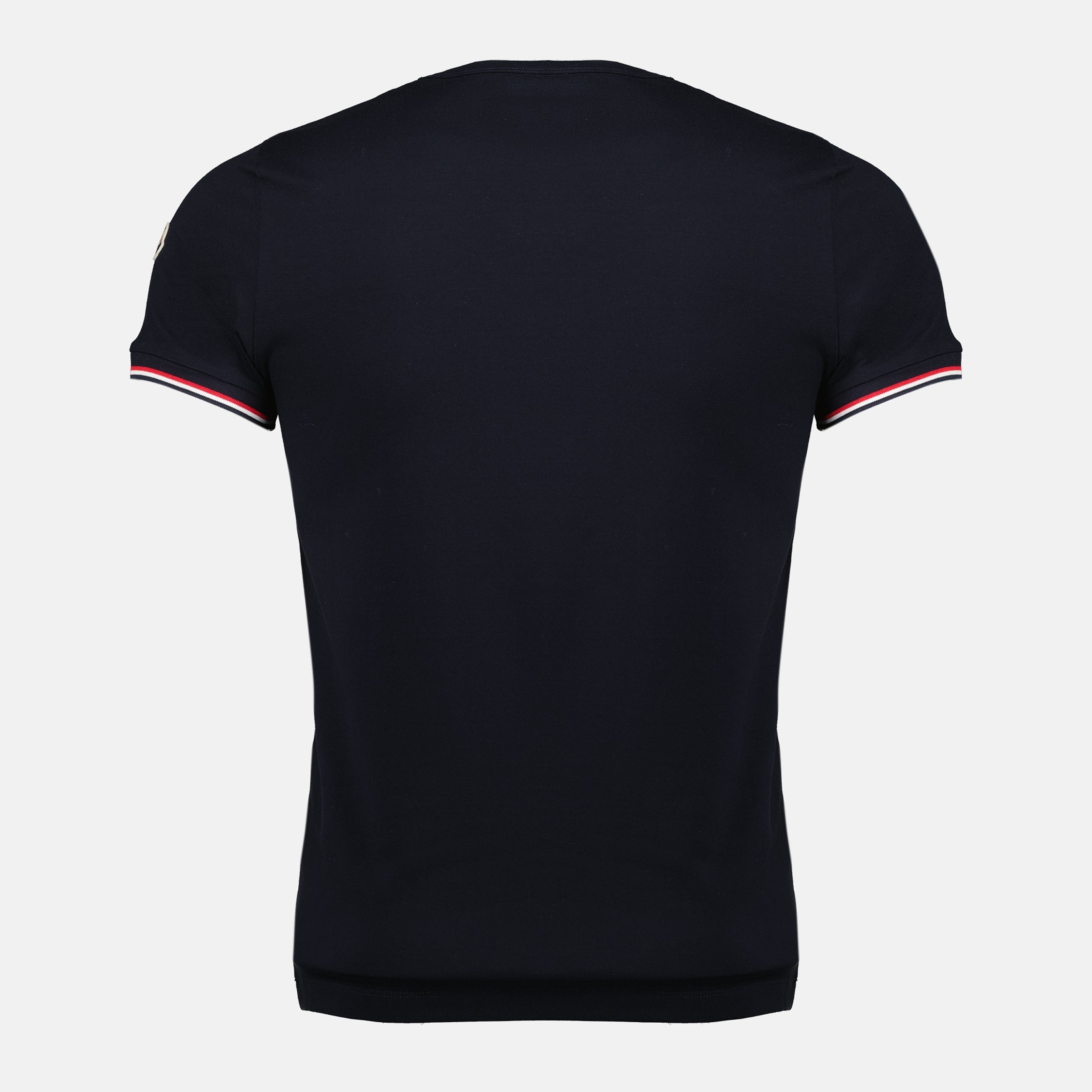 MONCLER モンクレール ボーダーTシャツ M 紺 ワッペン 胸ポケット 美品