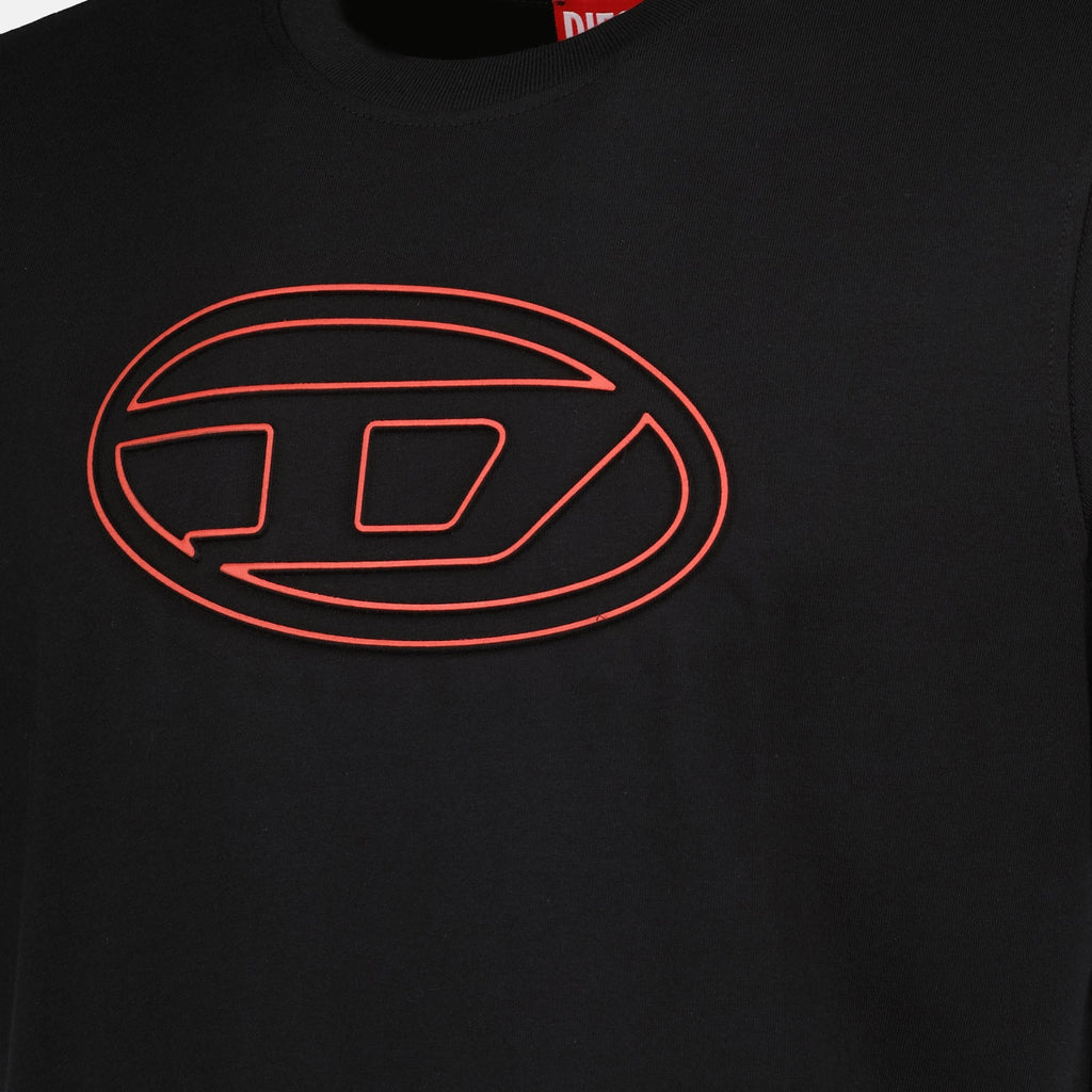 Imagen de la camiseta T-Adjust-Bigoval de Diesel para hombres - Temporada Otoño-Invierno 2025 - Vista detalle del producto 3