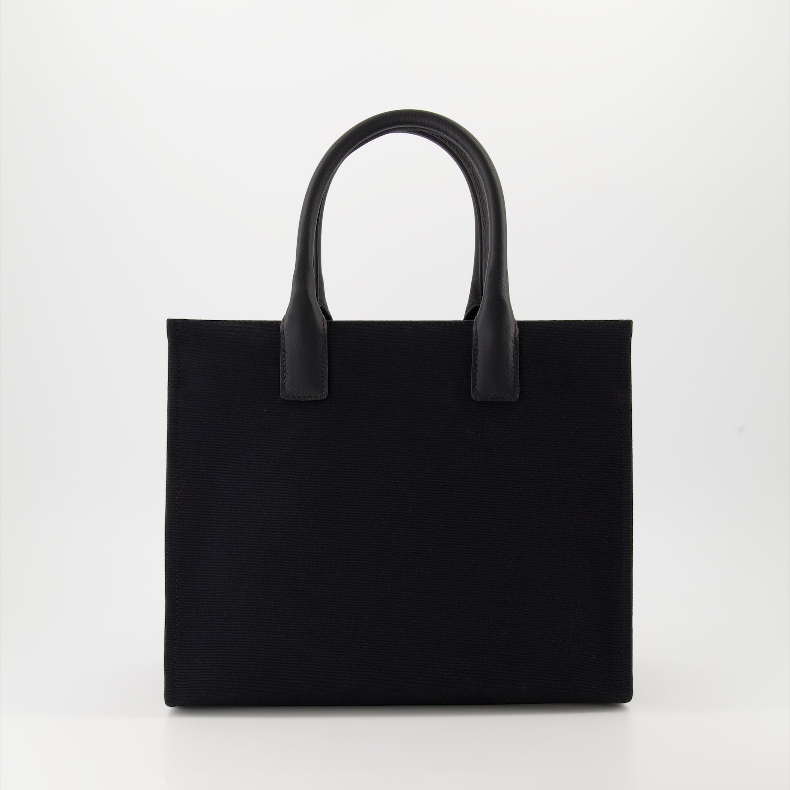 La Medusa Small Tote Bag in Black Canvas Versace Women WE IN