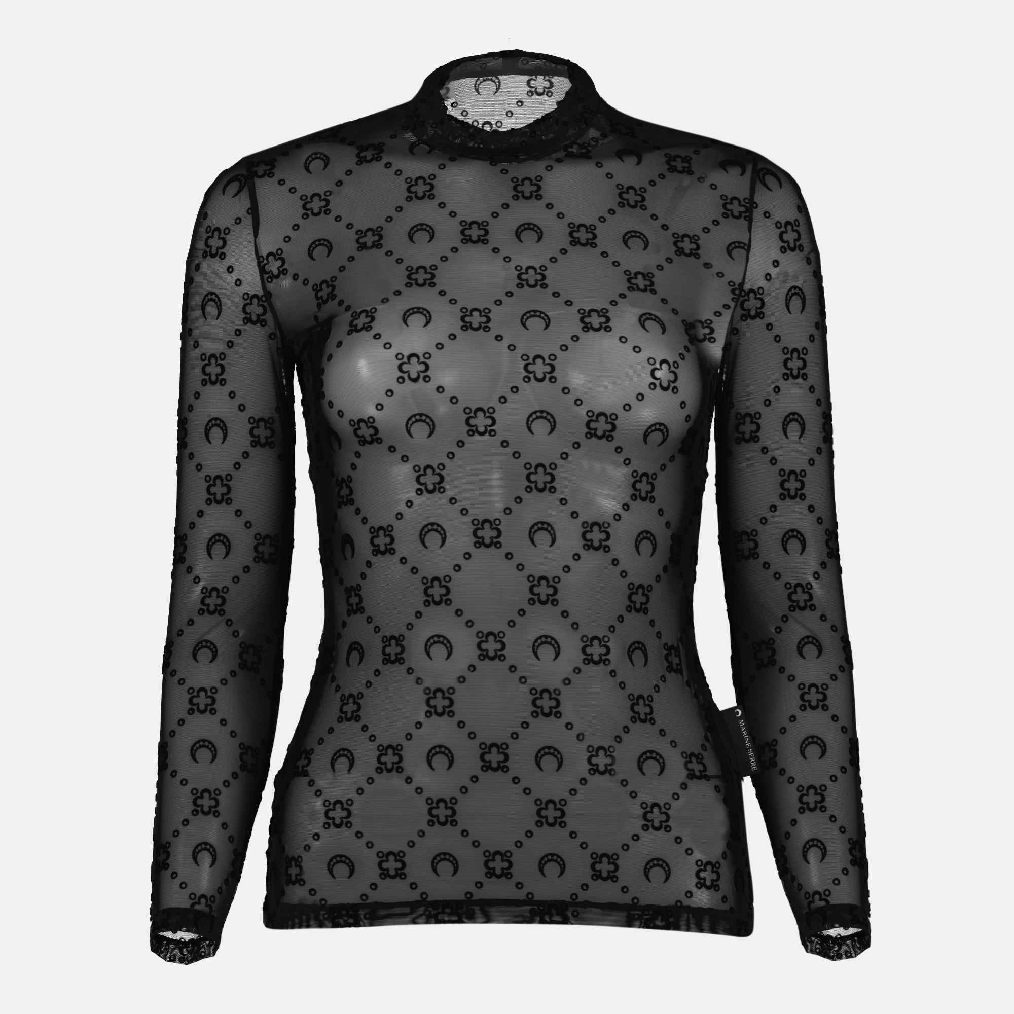monogram mesh top, Marine Serre, sustainable fashion, recycled jersey, autumn-winter 2025