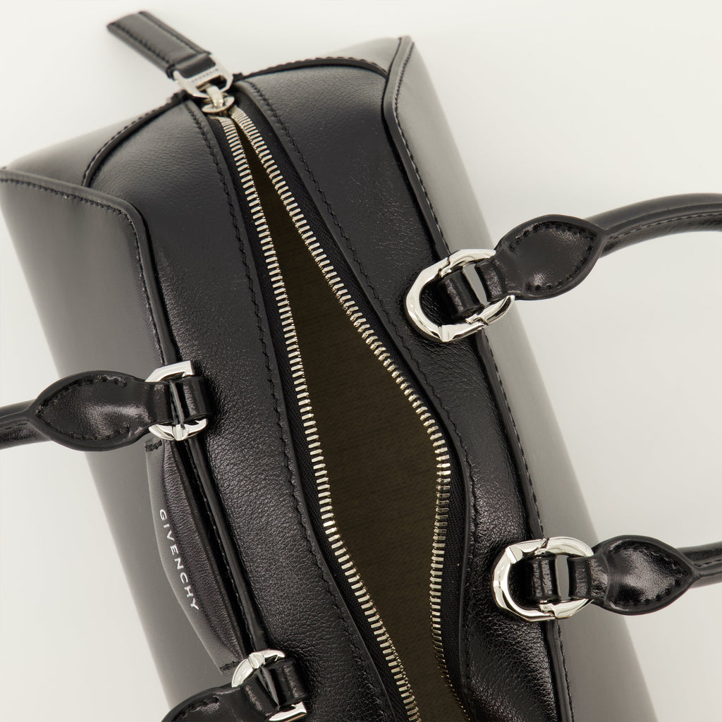 Givenchy handbag, Antigona mini bag, calfskin handbag, elegant accessories, designer bags