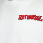 T-Boxt-R20 T-shirt, white cotton t-shirt, Diesel logo shirt, casual wear, men's fashion