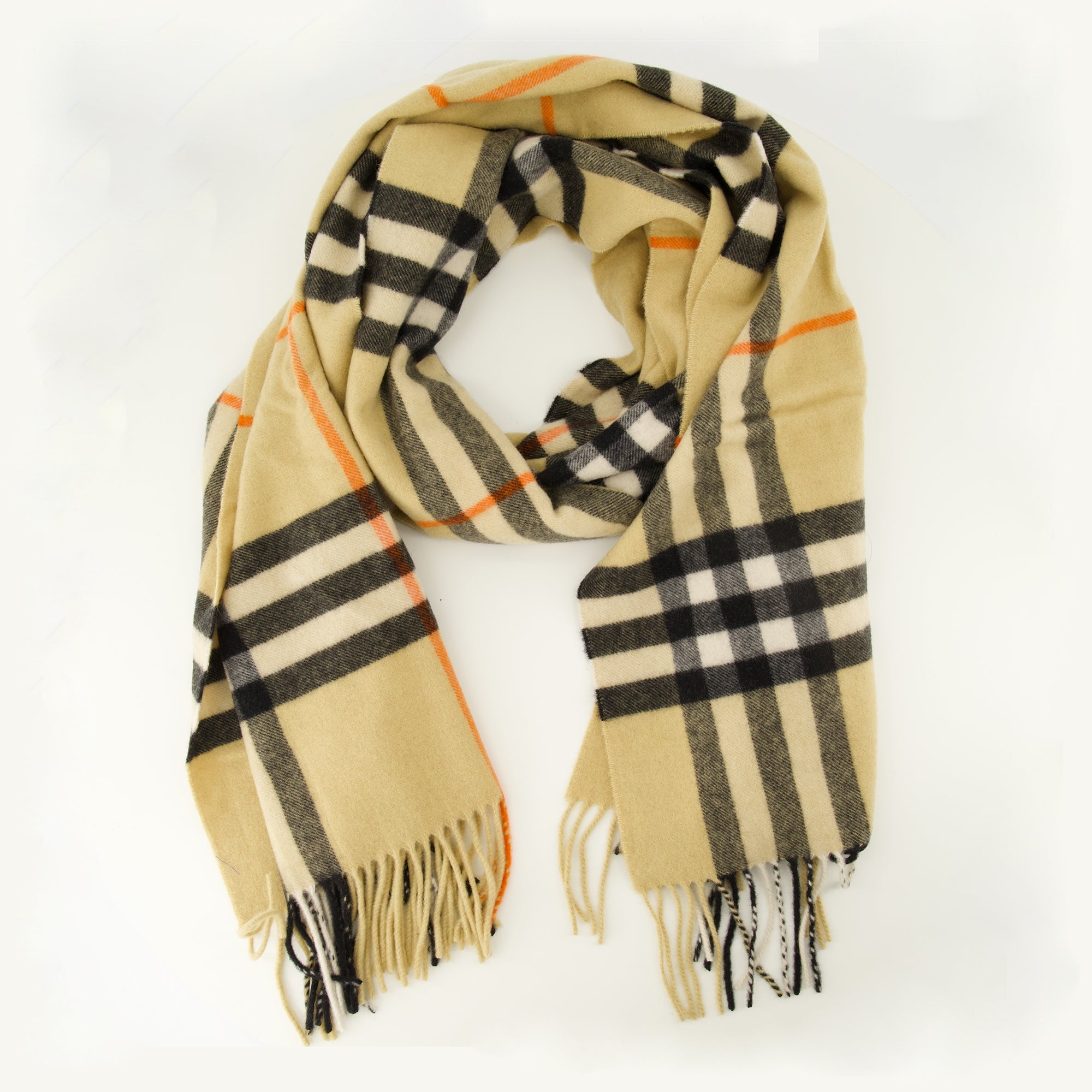 Burberry scarf, cashmere accessories, check pattern scarf, unisex scarf, Fall Winter 2025