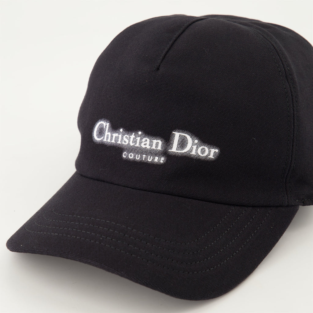 Black cotton cap, denim style hat, elegant men's accessory, casual headwear, Autumn-Winter collection