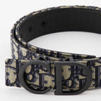 reversible belt, canvas and leather, elegant accessory, versatile belt, designer belt