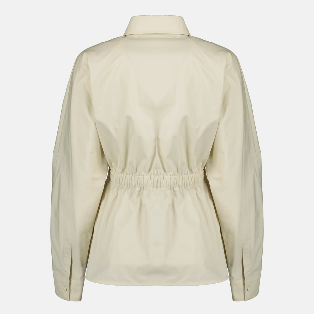 Image of Beige Poplin Shirt by Max Mara for Women - Season Spring-Summer 2026 - Back View