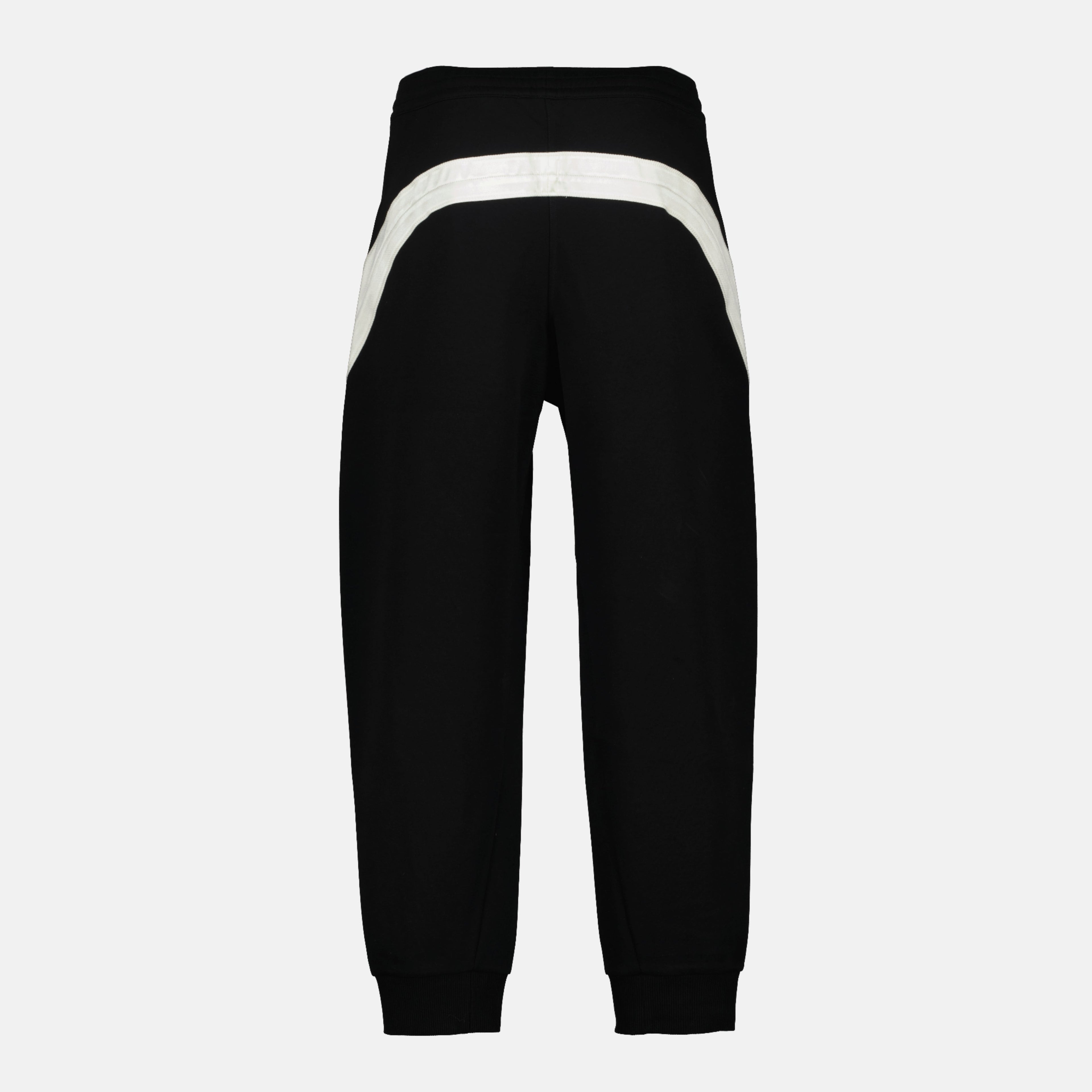 Givenchy jogging pants, black joggers, straight cut trousers, embroidered logo pants, comfortable casual wear