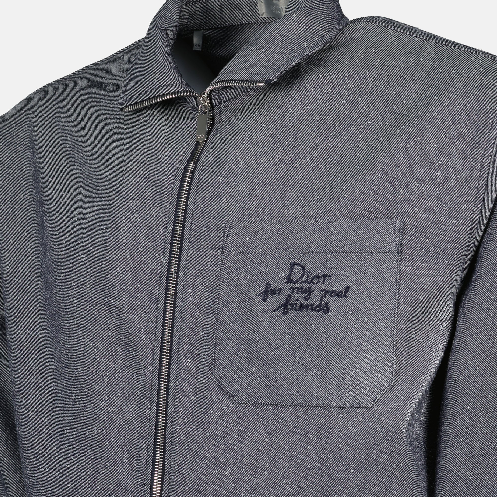 Dior jacket, Hylton Nel collaboration, gray jacket, designer outerwear, contemporary fashion
