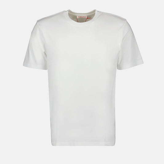 White T-shirt, Orlebar Brown, Classic tee, Luxury clothing, Men's fashion