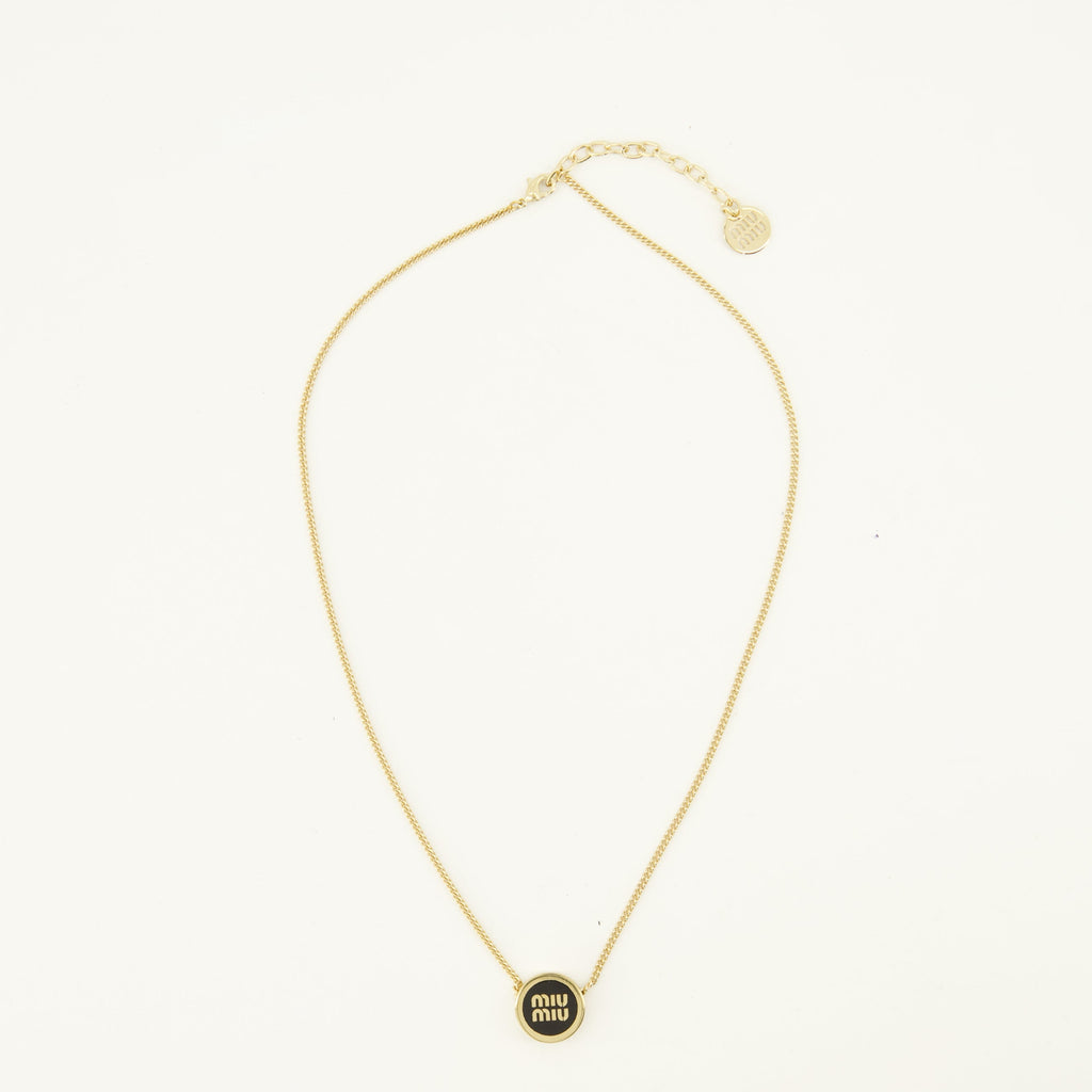 Collier en métal doré