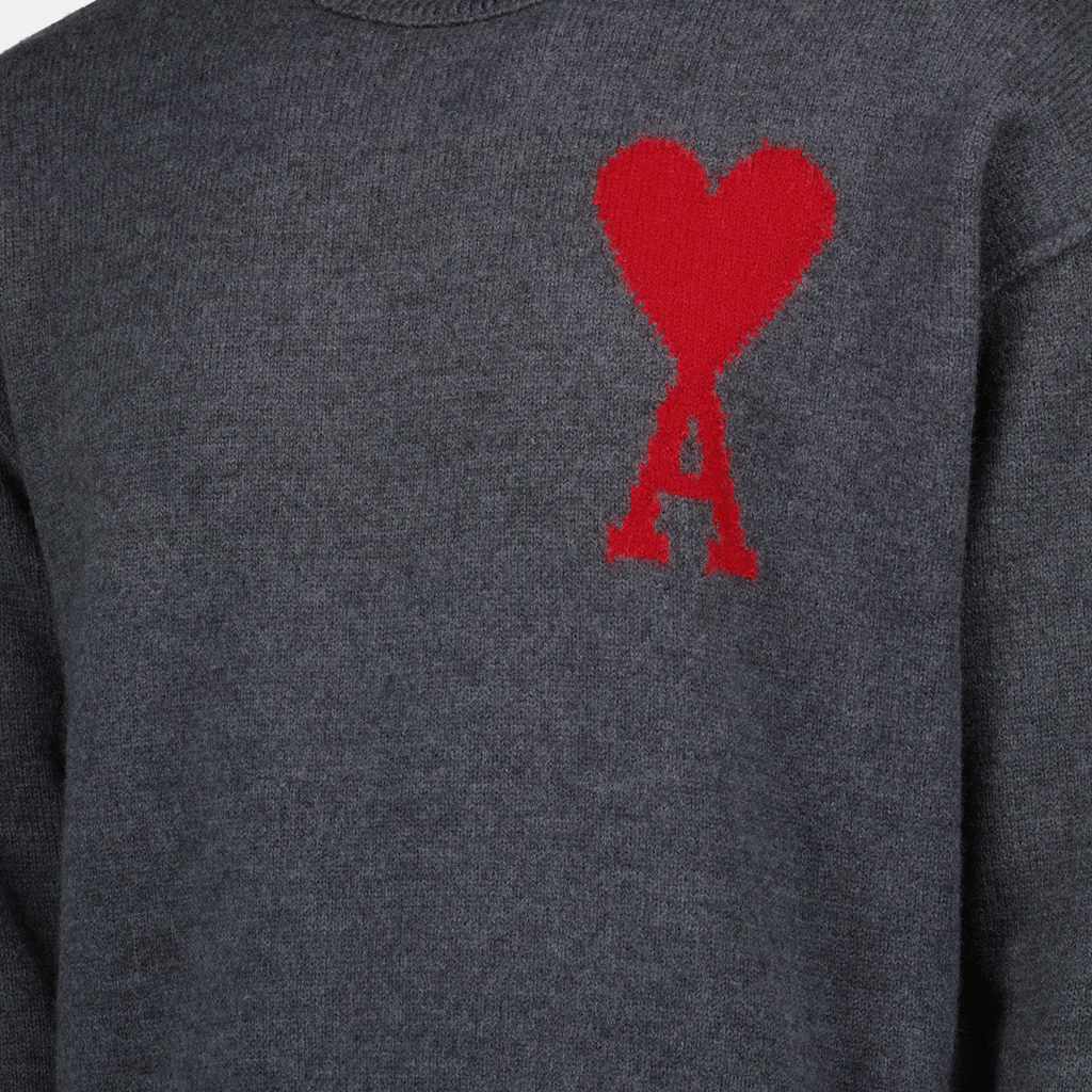 Ami de Coeur, knit sweater, wool sweater, crew neck sweater, unisex fashion