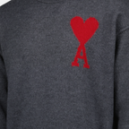 Ami de Coeur, knit sweater, wool sweater, crew neck sweater, unisex fashion