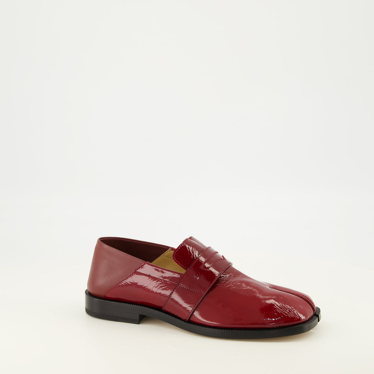 mocassins tabi rouge
