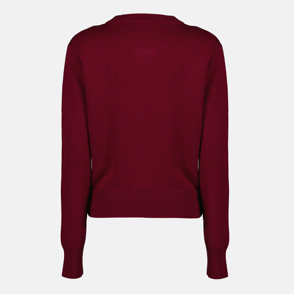 bordeaux cardigan ami de coeur we in style ami paris women 15586452046204