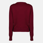 bordeaux cardigan ami de coeur we in style ami paris women 15586452046204