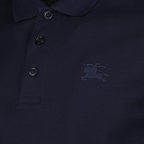 Burberry polo, blue polo shirt, classic polo, men's apparel, cotton shirt