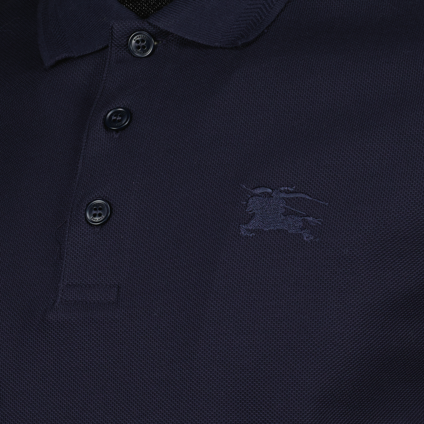 Burberry polo, blue polo shirt, classic polo, men's apparel, cotton shirt