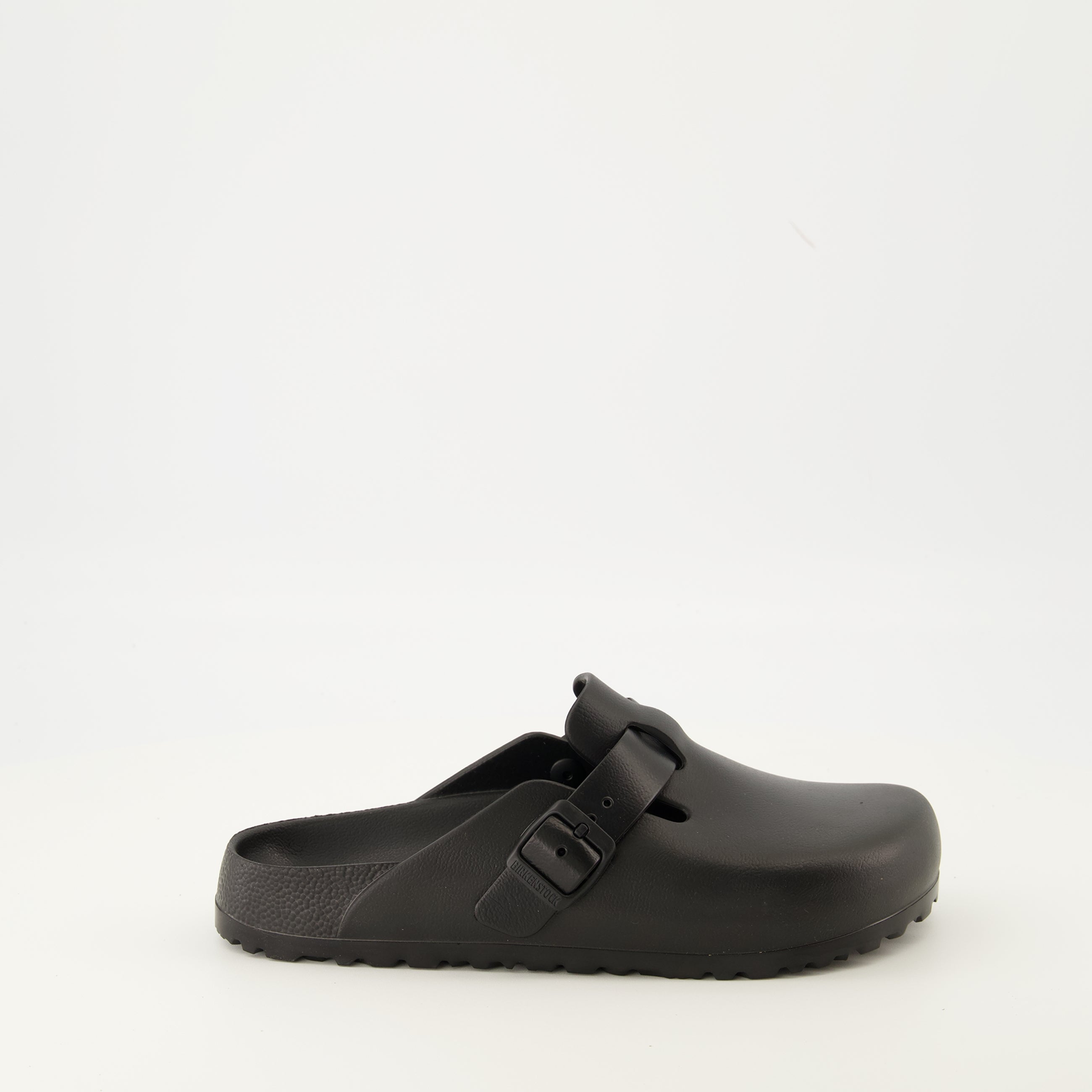 Boston EVA Mules, Birkenstock mules, comfortable footwear, black slip-on shoes, adjustable EVA sandals