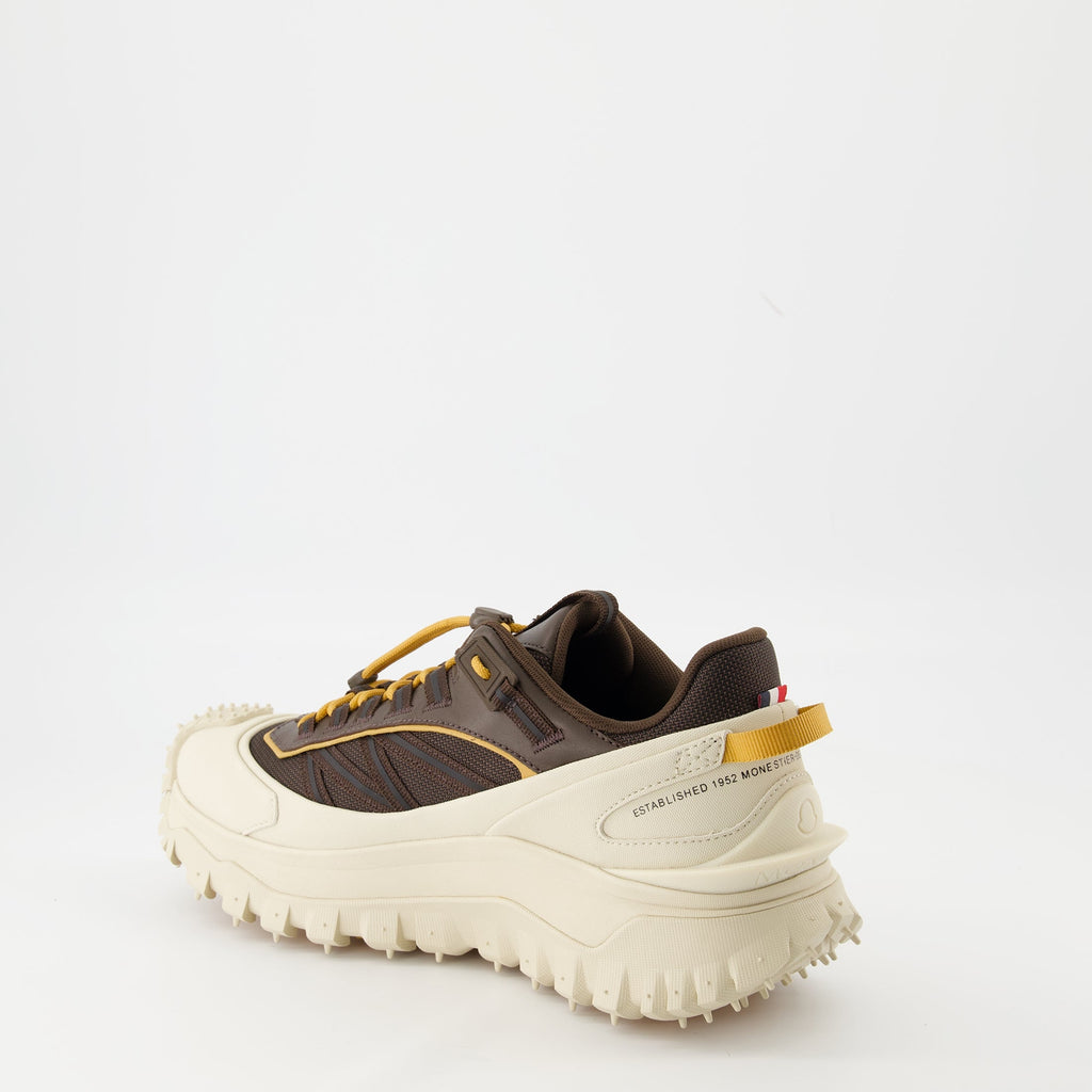 Trailgrip GTX sneakers, Moncler footwear, brown sneakers, men's casual shoes, premium sneakers