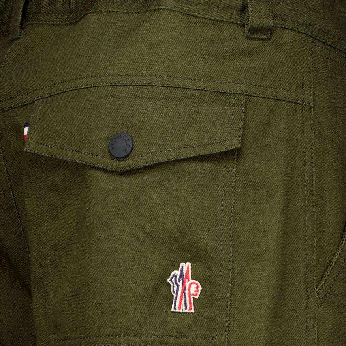 Pantalón de algodón caqui
