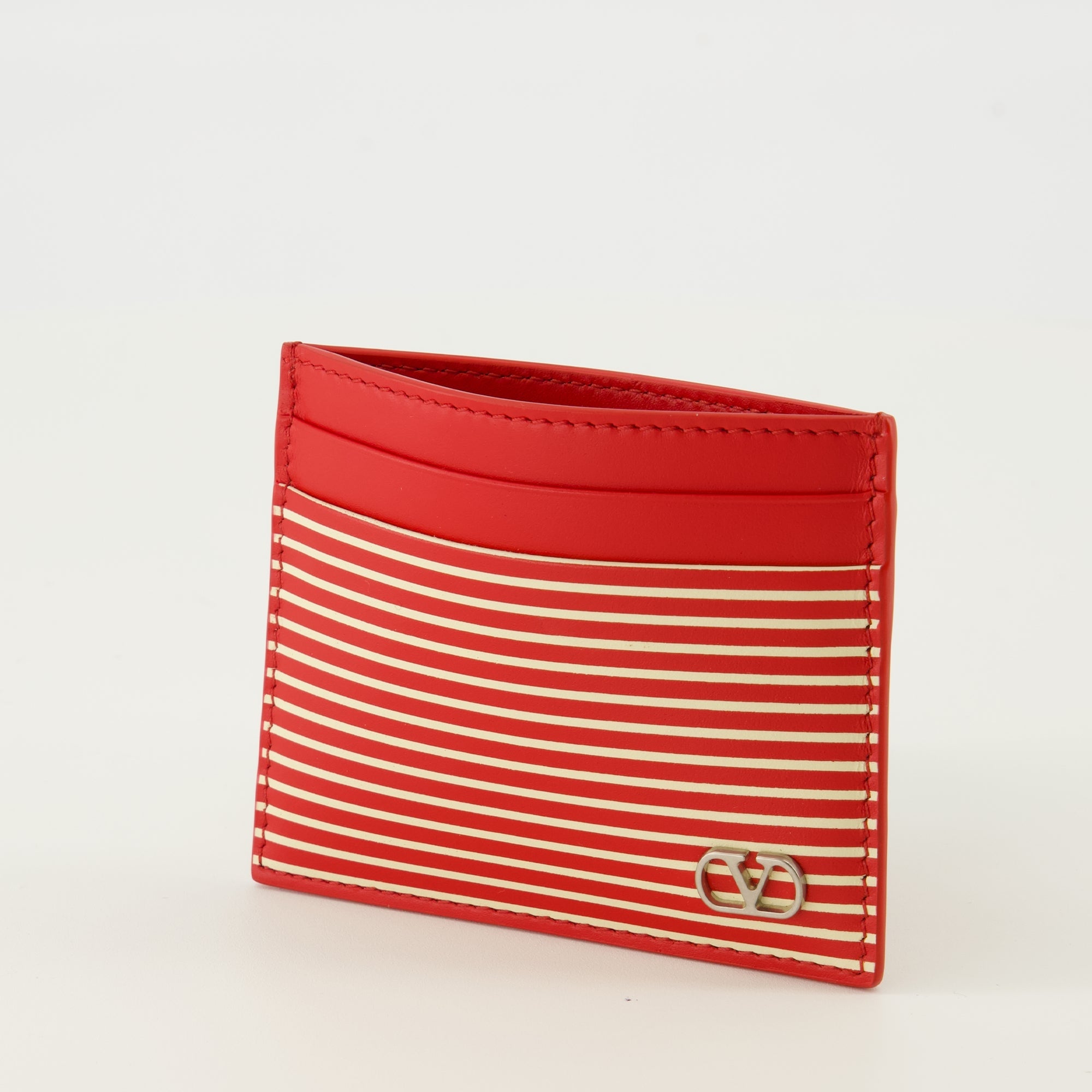 Vlogo Striped Card Holder