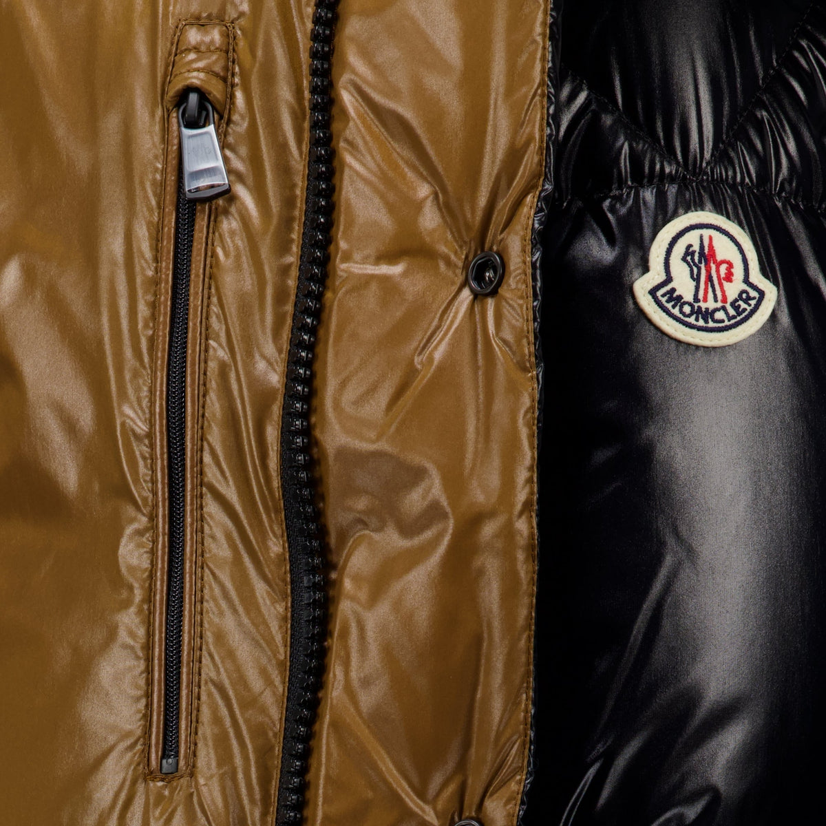 Chaqueta de plumón negra Parana