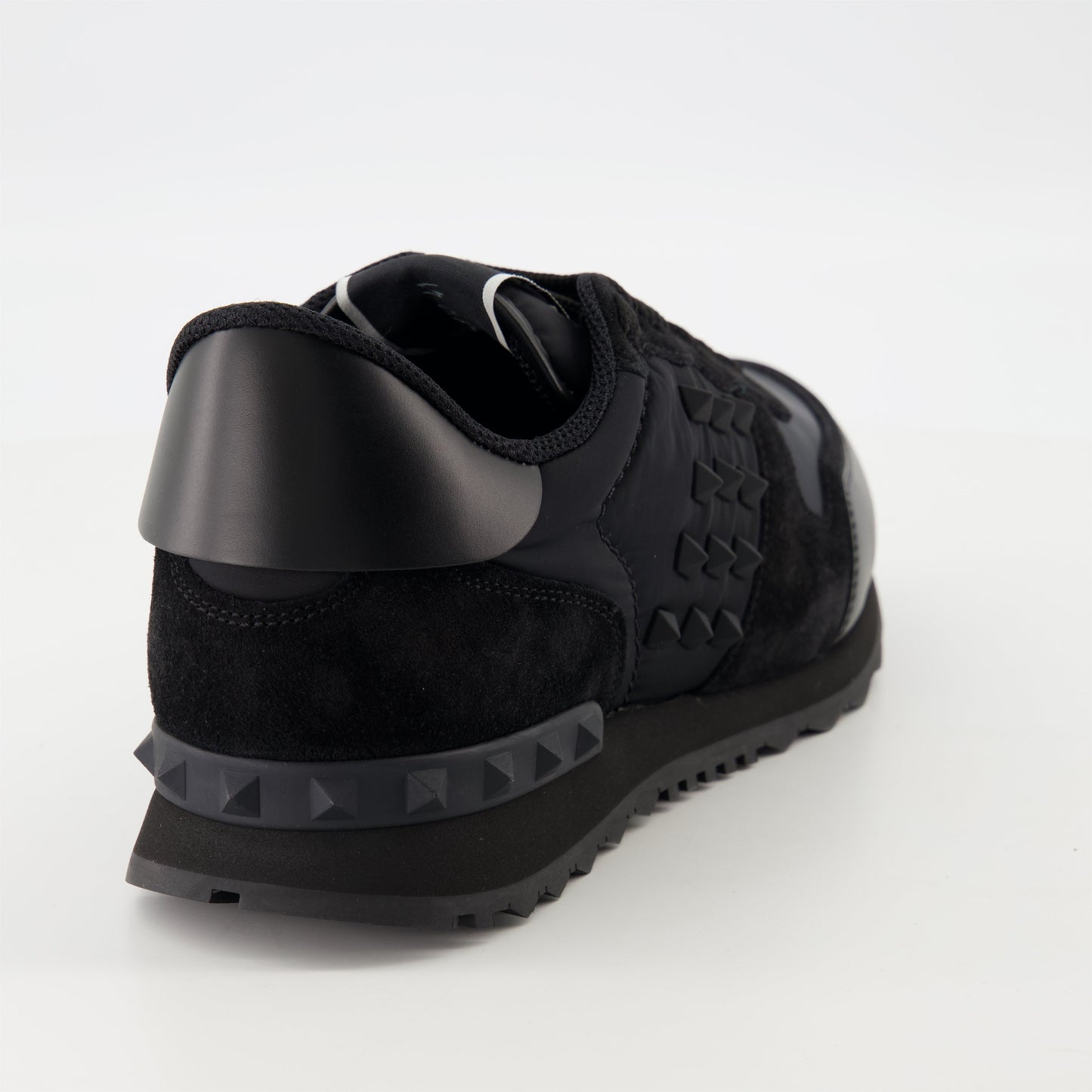 Rockrunner sneakers, leather sneakers, black sneakers, designer footwear, high-end sneakers