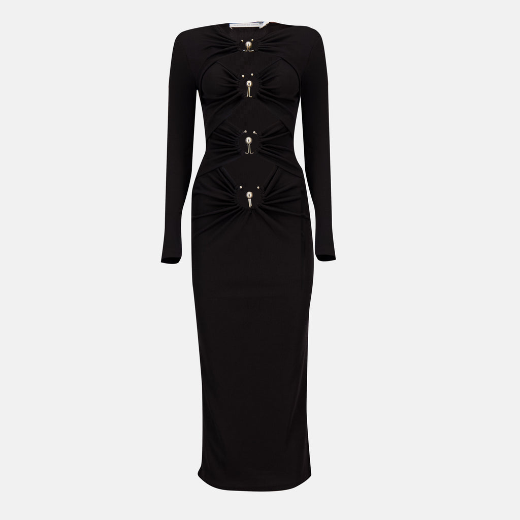 Christopher Esber, Orbit Dress, black dress, Autumn-Winter 2025, women's fashion